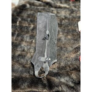 Ariat  Chap Adult leather black  Suede Gaiter, Size Small Equestrian